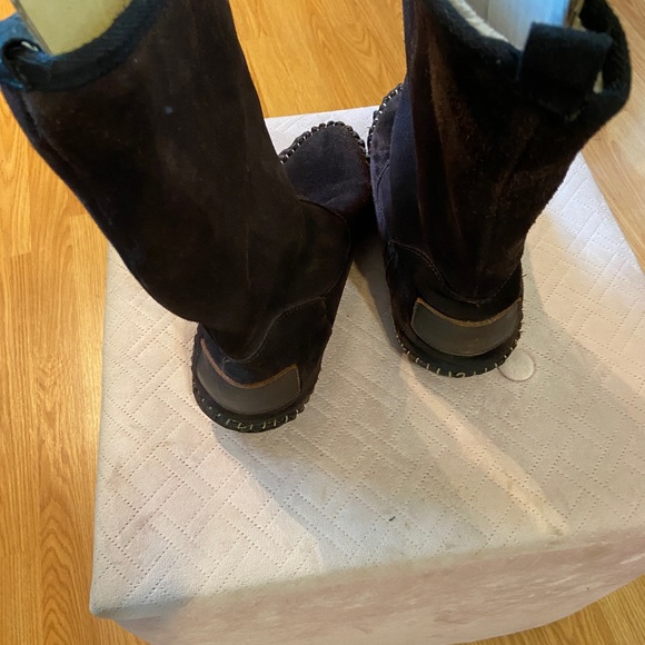 Barbo moccasin style brown boots size 10 - Picture 10 of 11